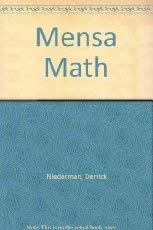 Imagen de archivo de Mensa Math a la venta por Better World Books