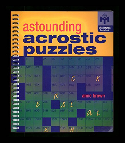 Astounding Acrostic Puzzles (Mensa) (9781402725418) by Brown, Anne