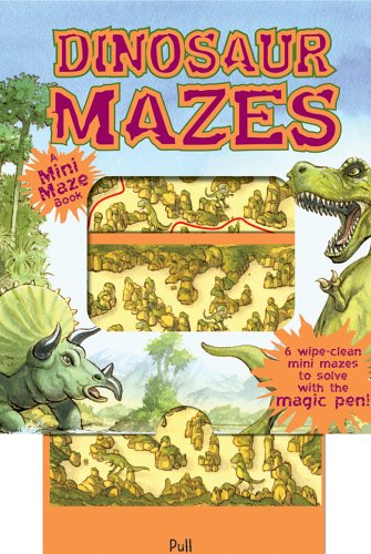 Imagen de archivo de Dinosaur Mazes: A Mini Maze book (Magic Color Books) a la venta por BookShop4U