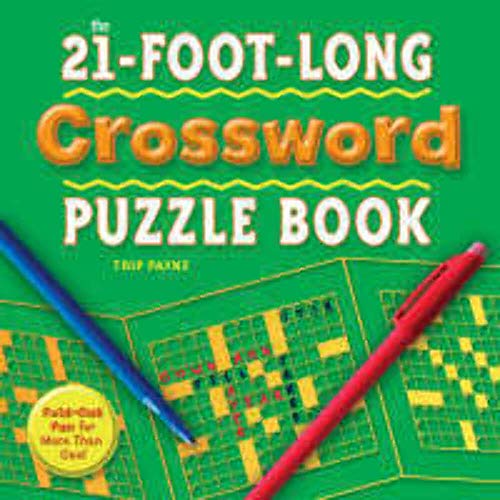 Stock image for The 21-Foot-Long Crossword Puzzle Book: Fold-Out Fun for More Than One! for sale by SecondSale