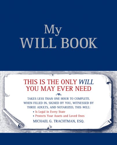 Stock image for My Will Book for sale by ThriftBooks-Reno