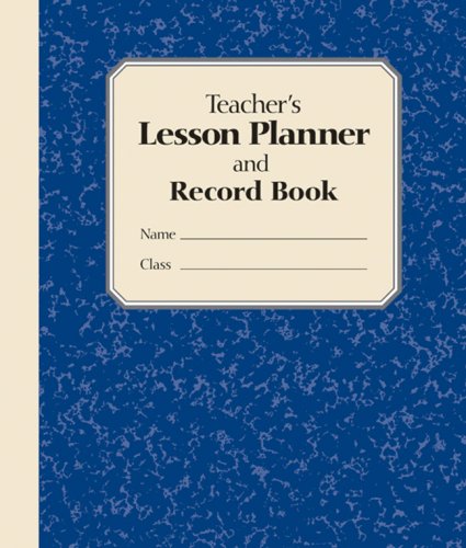 9781402747076: Teacher's Lesson Planner and Record Book (Blue) [With Teacher's Guide]