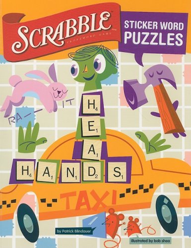 Stock image for SCRABBLE Sticker Word Puzzles for sale by Half Price Books Inc.