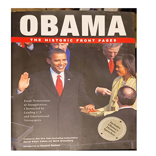 Beispielbild fr Obama: The Historic Front Pages zum Verkauf von BookHolders