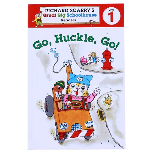 Stock image for Richard Scarry's Readers (Level 1): Go, Huckle, Go! (Richard Scarry's Great Big Schoolhouse) for sale by Wonder Book