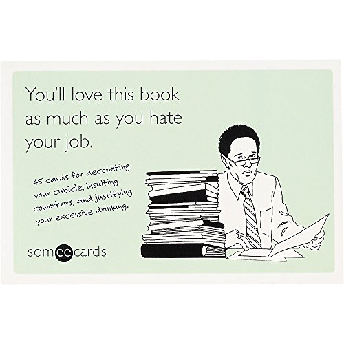 Stock image for You'll Love This Book as Much as You Hate Your Job (someecards): 45 cards for decorating your cubicle, insulting coworkers, and justifying your excessive drinking. for sale by Half Price Books Inc.