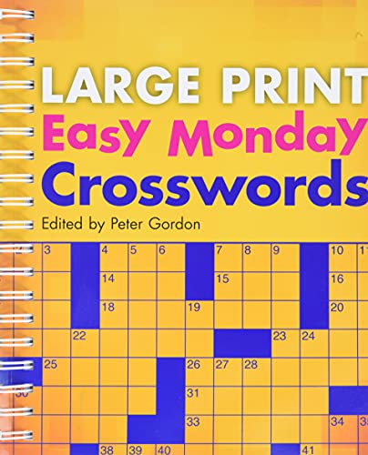 Stock image for Large Print Easy Monday Crosswords (Large Print Crosswords) for sale by SecondSale