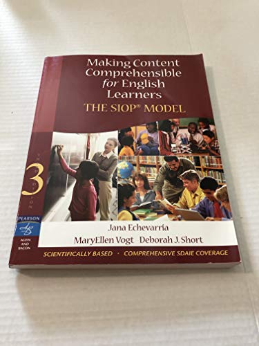 Stock image for Making Content Comprehensible for Secondary English Learners: The SIOP Model (3rd Edition) for sale by SecondSale