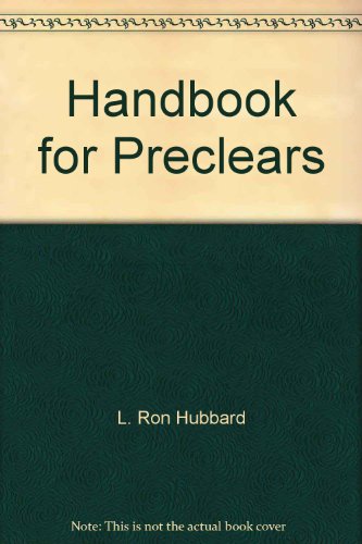9781403145352: Handbook for Preclears