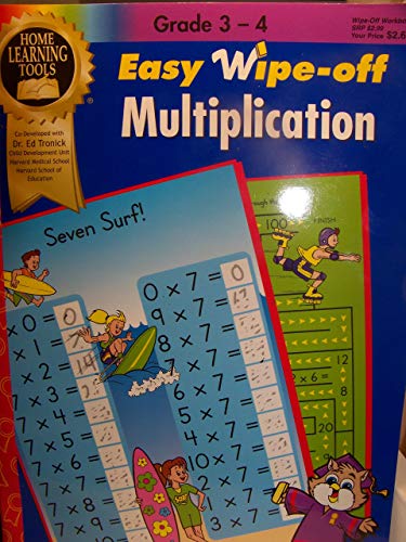 Stock image for Easy Wipe-off Grade 3 - 4 Multiplication Workbook for sale by ThriftBooks-Atlanta
