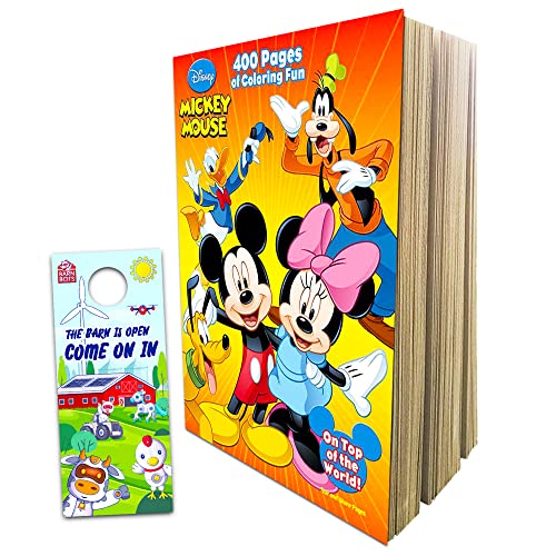 Beispielbild fr Disney Mickey Mouse and All His Friends : 400 Pages of Coloring Fun zum Verkauf von Better World Books