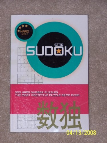 Stock image for Star Sudoku Level 4, Hard, Puzzle Book by Dalmation Press (2006-05-03) for sale by HPB-Diamond