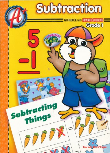 9781403736567: Subtraction Workbook with Reward Stickers, Grade 1