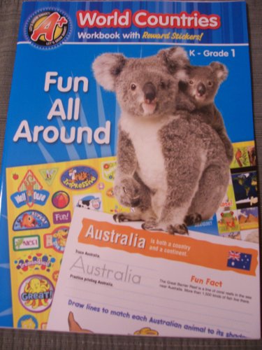 Stock image for The World Workbook with Reward Stickers Countries Kindergarten Grade 1 for sale by ThriftBooks-Atlanta