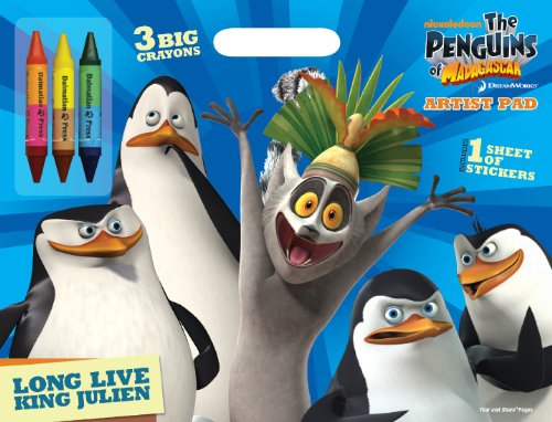 Long Live King Julien Artist Pad [With Crayons] (Penguins of Madagascar) (9781403760203) by [???]