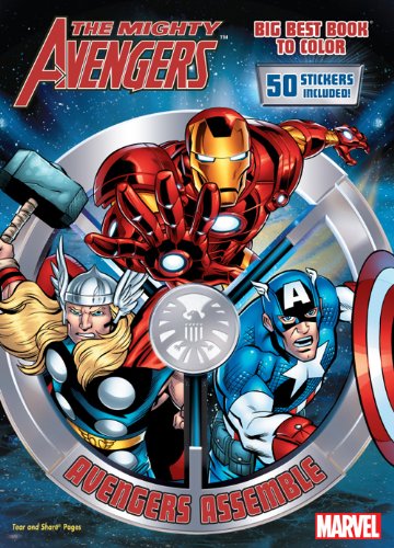 9781403767240: The Mighty Avengers: Avengers Assemble (Big Best Book to Color)