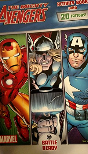 Imagen de archivo de The Mighty Avengers: Battle Ready [With 20 Tattoos] a la venta por Ergodebooks