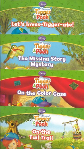 Beispielbild fr Disney's My Friends Tigger & Book Book Set of 4 (Let's Inves-Tigger-ate!, The Missing Story Mystery, On the Color Case, On the Tail Trail) zum Verkauf von ThriftBooks-Atlanta