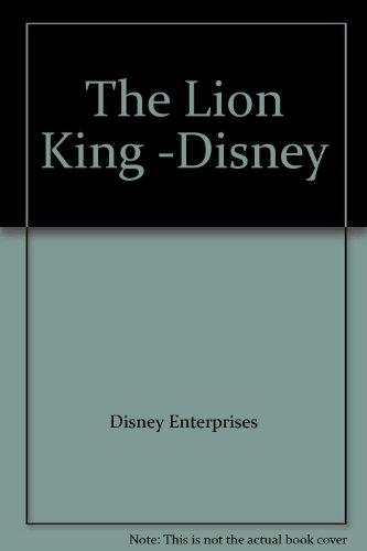 Beispielbild fr The Lion King -Disney zum Verkauf von Wonder Book