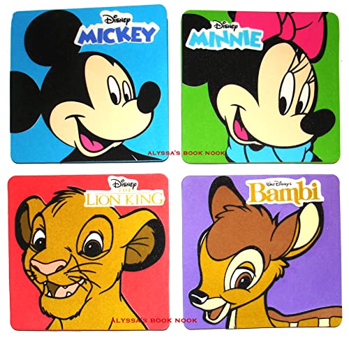 Stock image for Disney Books ~ Set of 4 (Disney's "The Lion King", "Bambi", "Mickey"and "Minnie") for sale by SecondSale