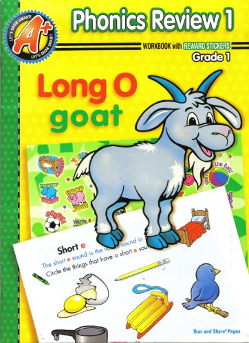 Stock image for Long O goat (Phonics Review 1 workbook with reward stickers, Grade 1) for sale by HPB Inc.