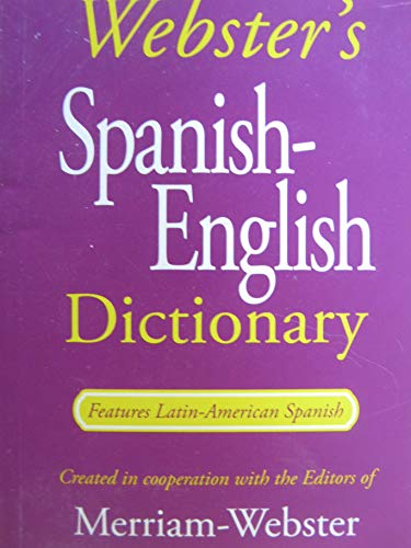Imagen de archivo de Webster's Spanish-English Dictionary [Features Latin-American Spanish] a la venta por Wonder Book