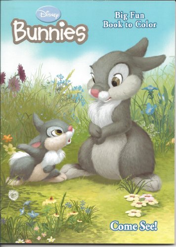 9781403792587: Disney Bunnies Big Fun Book to Color ~ Funny Bunny