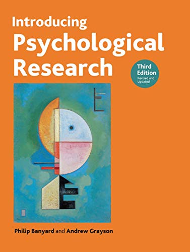 Beispielbild fr Introducing Psychological Research: Third Edition zum Verkauf von WorldofBooks