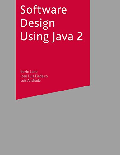 Stock image for Software Design Using Java 2 for sale by Better World Books Ltd