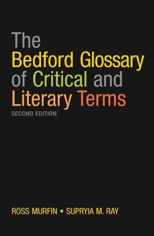 Stock image for Bedford Glossary of Critical and Literary Terms for sale by Books From California
