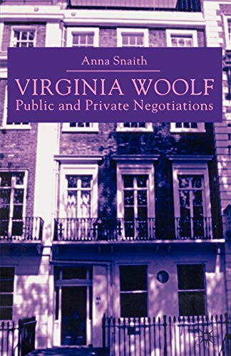 Imagen de archivo de Virginia Woolf: Public and Private Negotiations a la venta por Ergodebooks