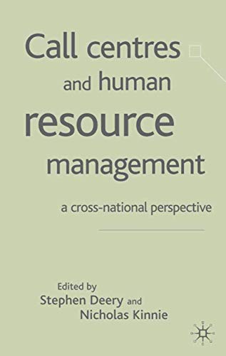 9781403913043: Call Centres and Human Resource Management: A Cross-National Perspective