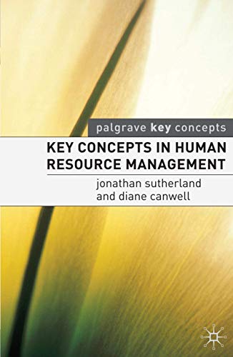 Beispielbild fr Key Concepts in Human Resource Management zum Verkauf von WorldofBooks