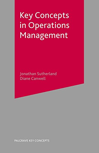 9781403915290: Key Concepts in Operations Management