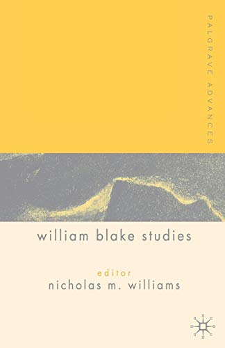 Beispielbild fr Palgrave Advances in William Blake Studies zum Verkauf von Anybook.com