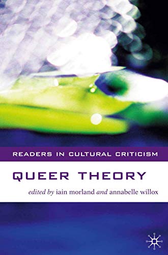 Beispielbild fr Queer Theory (Readers in Cultural Criticism, 1) zum Verkauf von Books Unplugged