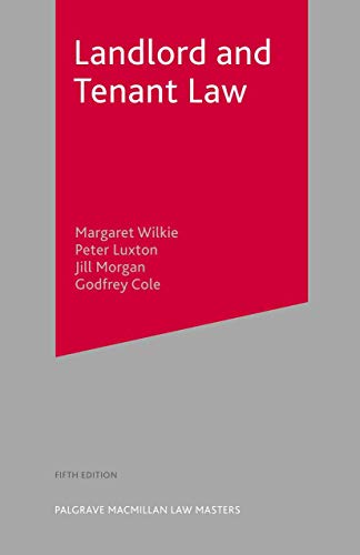 Beispielbild fr Landlord and Tenant Law zum Verkauf von Better World Books