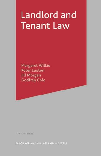 9781403917546: Landlord and Tenant Law: 16 (Macmillan Law Masters)