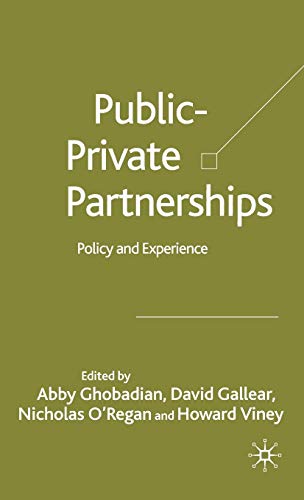9781403920614: Private-Public Partnerships: Policy and Experience