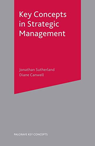 Beispielbild fr Key Concepts in Strategic Management (Palgrave Key Concepts) zum Verkauf von WorldofBooks
