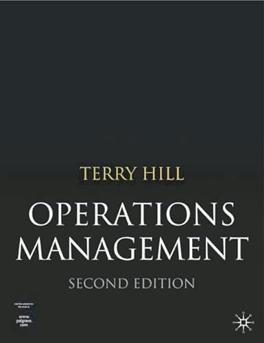 Operations Management - Hill, Terry