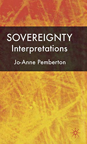 Stock image for Sovereignty: Interpretations for sale by WYEMART LIMITED