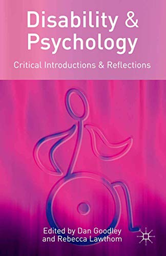 Stock image for Disability and Psychology : Critical Introductions and Reflections for sale by Better World Books: West