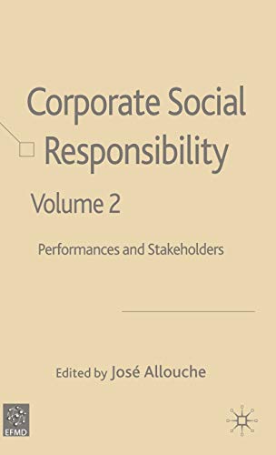 9781403944139: Corporate Social Responsibility, Volume 2: Performances and Stakeholders