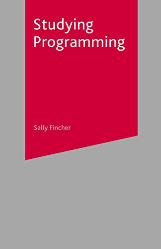 Stock image for Studying Programming: 37 (Macmillan Study Skills) for sale by WorldofBooks
