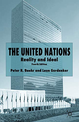 Stock image for The United Nations : Reality and Ideal for sale by Better World Books