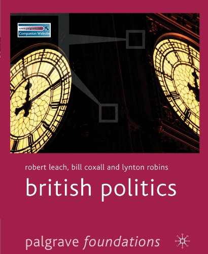 Imagen de archivo de British Politics (Palgrave Foundations Series) a la venta por AwesomeBooks