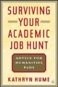 9781403967282: Surviving Your Academic Job Hunt: Advice for Humanities PhDs