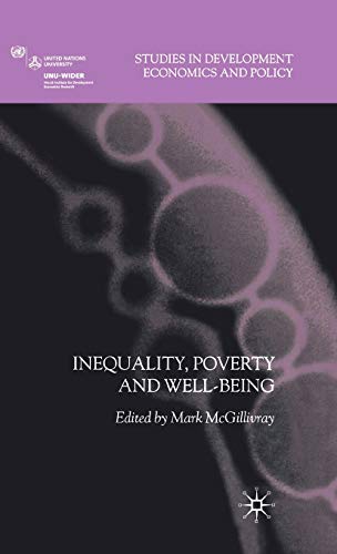 Inequality, Poverty and Well-being (Studies in Development Economics and Policy)