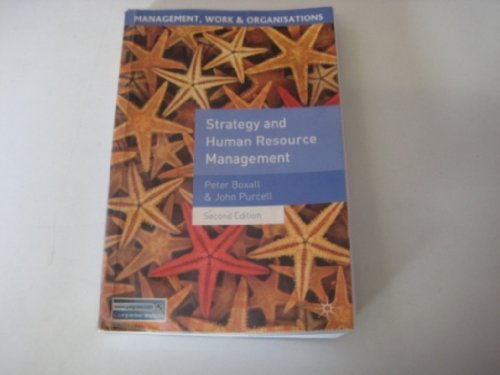 9781403992109: Strategy and Human Resource Management (Management, Work and Organisations)